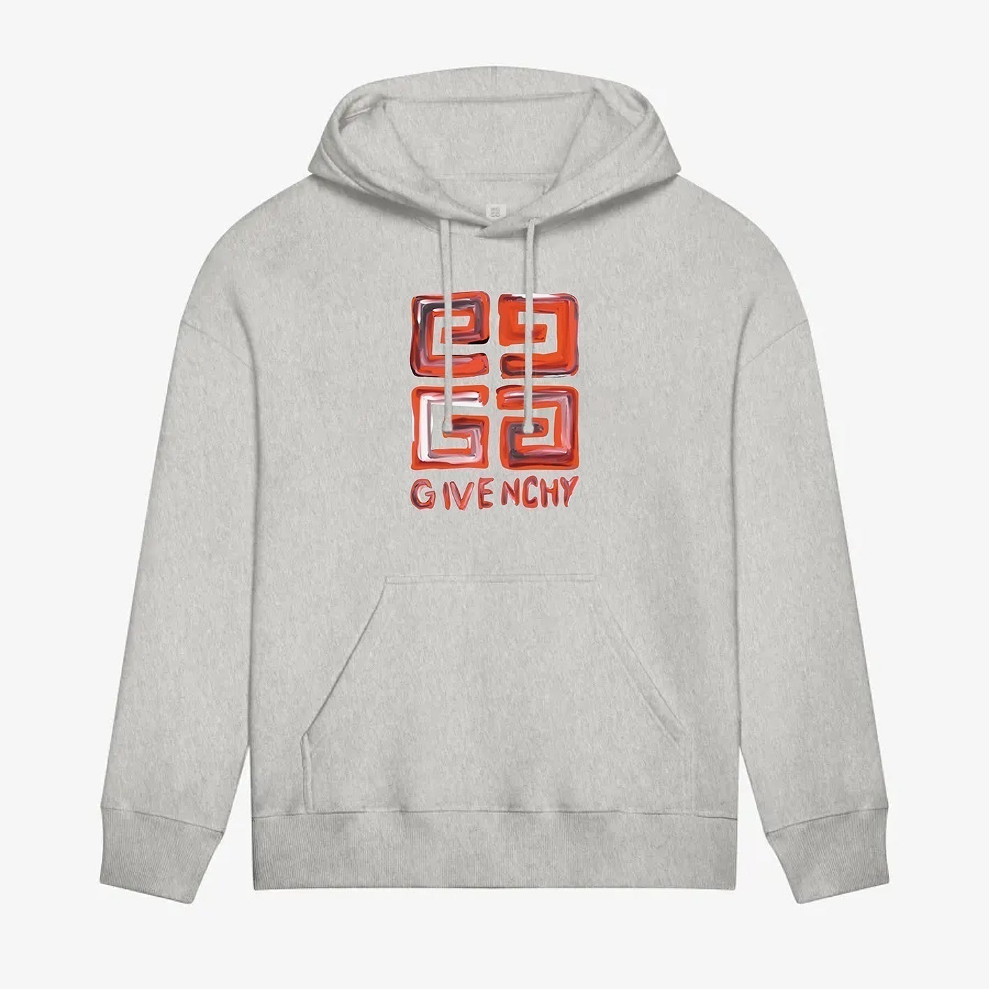 4G Red print Hoodie