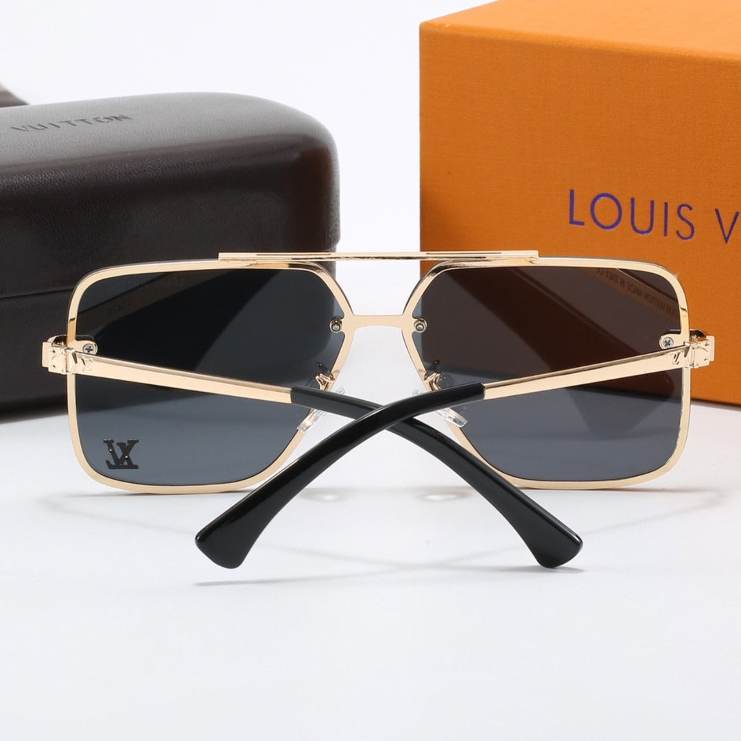 Luxurious Metal Frame Aviator Sunglasses