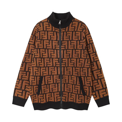 FF Print Sweater Jacket