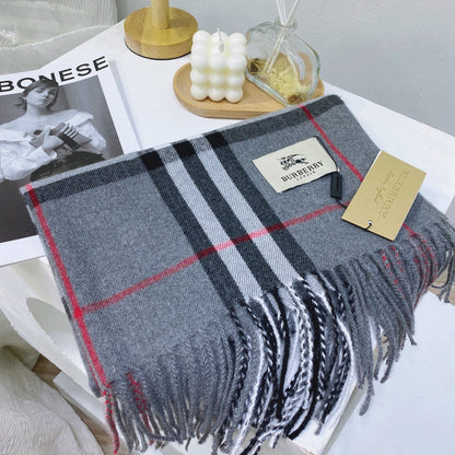 Classic Plaid Tassel Unisex Scarf