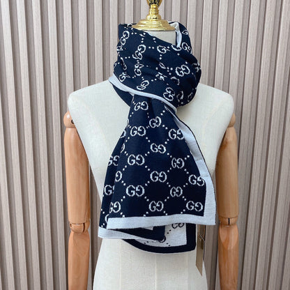 All-match Double G Jacquard Scarf