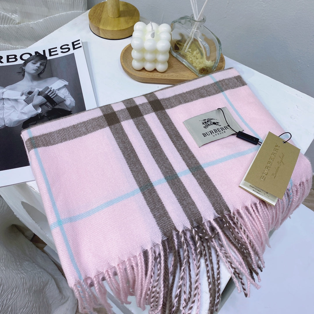 Classic Plaid Tassel Unisex Scarf