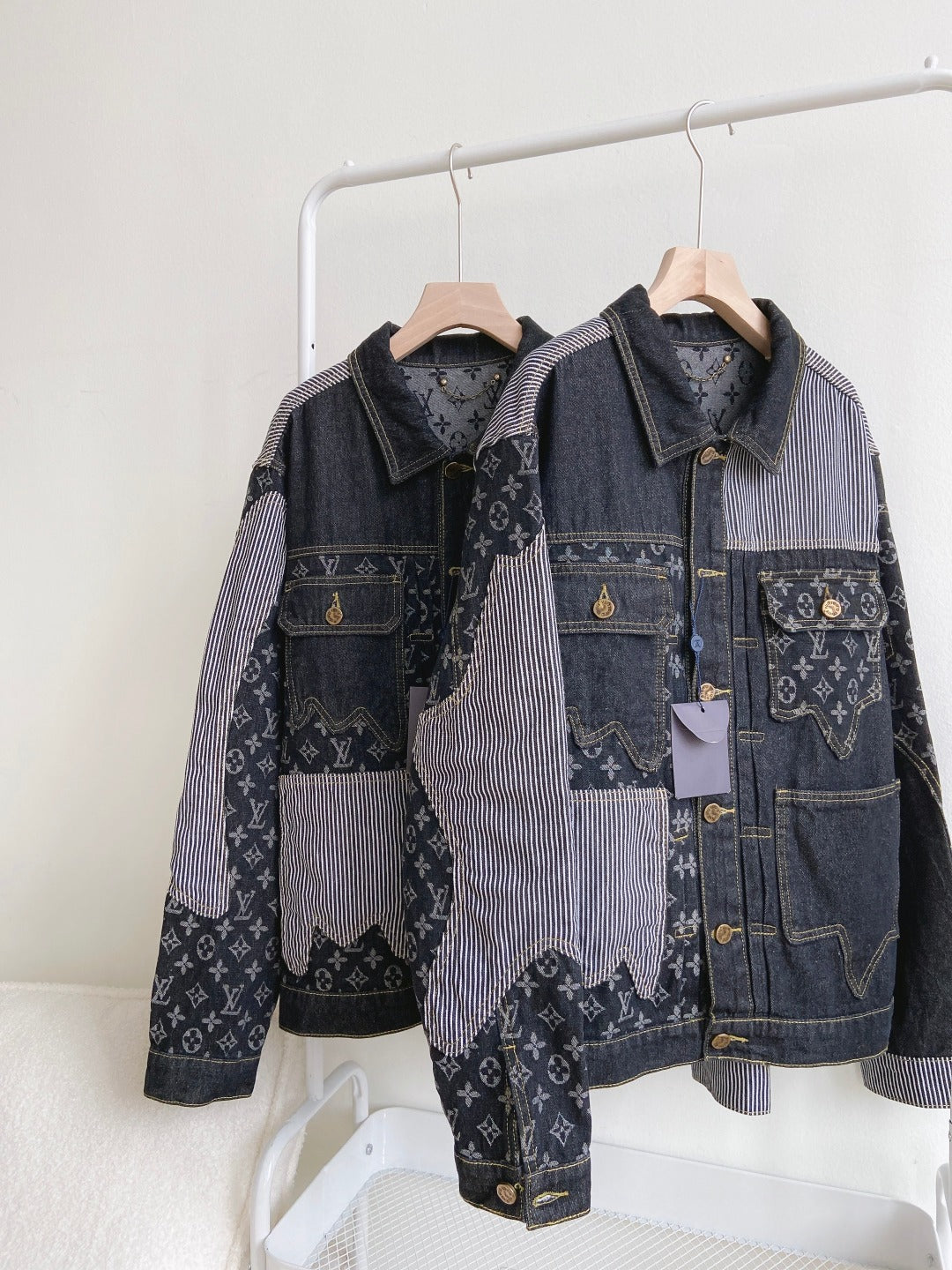 All Over Print Denim Jacket