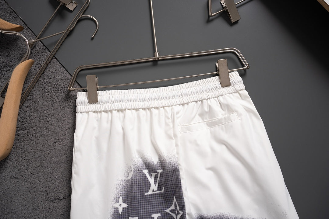 White Render Board Shorts